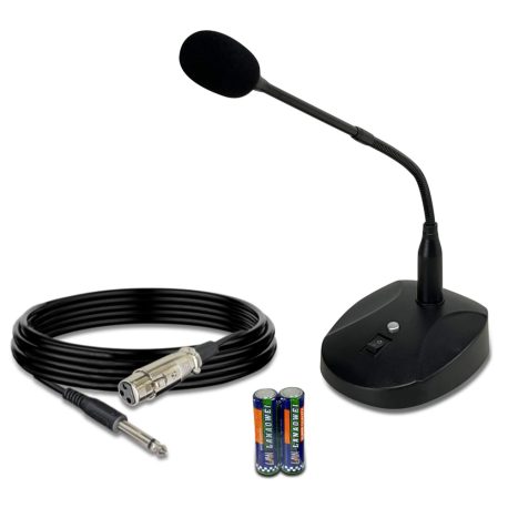 Gooseneck-Table-Top-Podium-Microphone