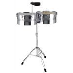 MaxBeat Timbales with Stand & Cowbell