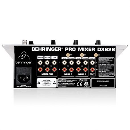 Behringer-DX626-DJ-Mixer-rear