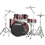 Yamaha RYDEEN with SABIAN Cymbals Pack - Burgundy Glitter