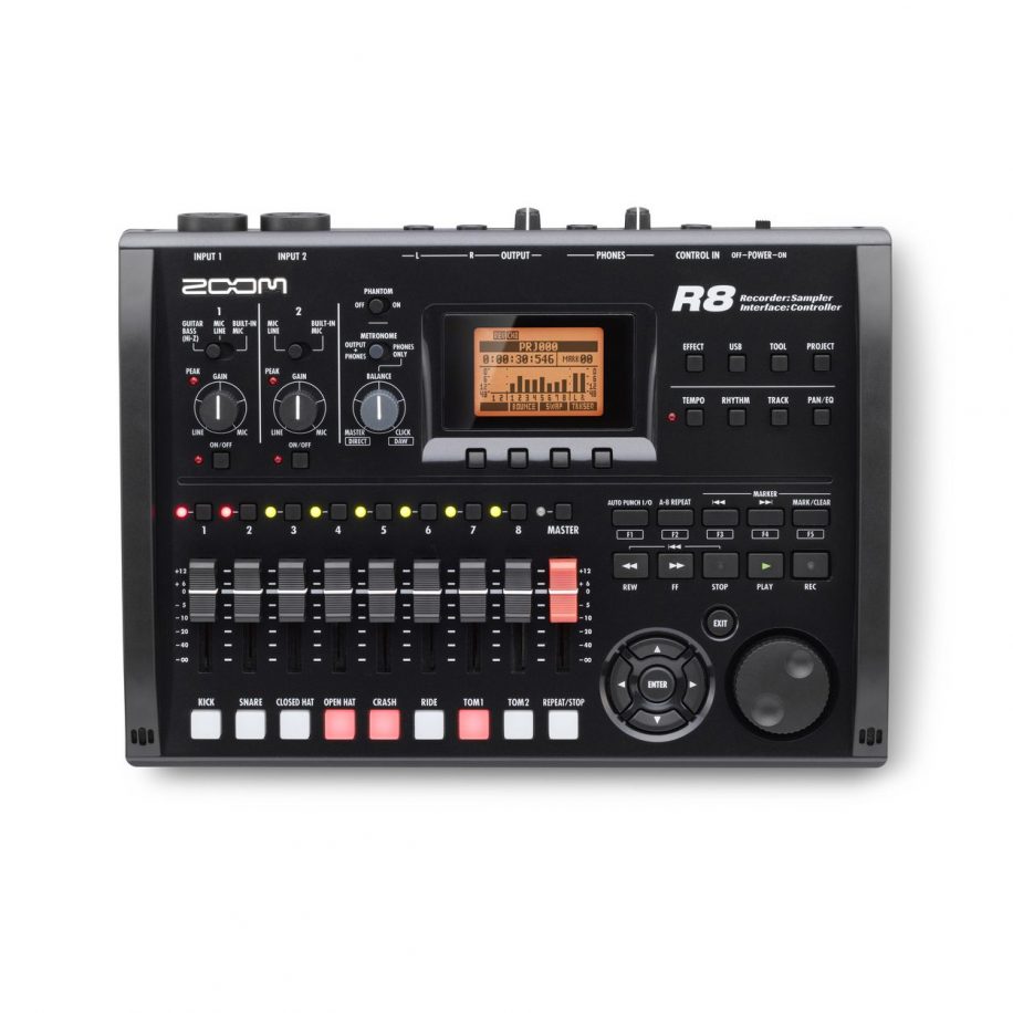 Zoom R8 8track SD Recorder / Interface /Sampler MuzikOne