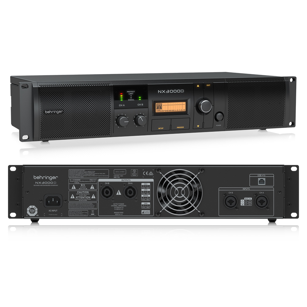 Behringer NX3000D Power Amplifier With DSP | MuzikOne