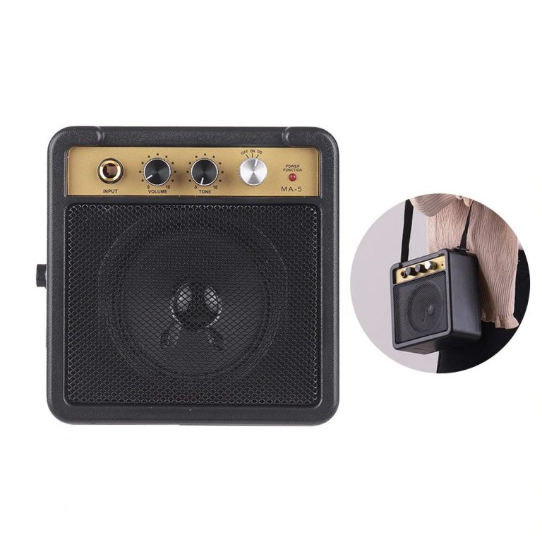 Portable Mini Guitar Amp with Gain, Headphones out & 9V Battery MuzikOne