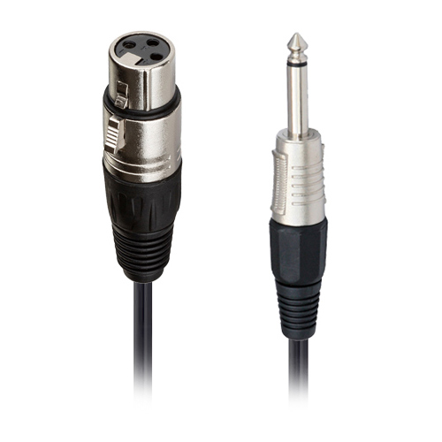 Microphone XLR Female-TS Mono Cable