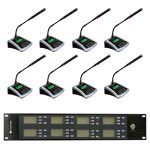 Sapphire PWS-R8 Eight Channel Wireless Podium Conference System