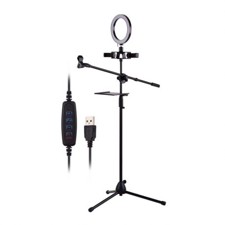 Mic-Stand-with-Ring-LED-Lights-S