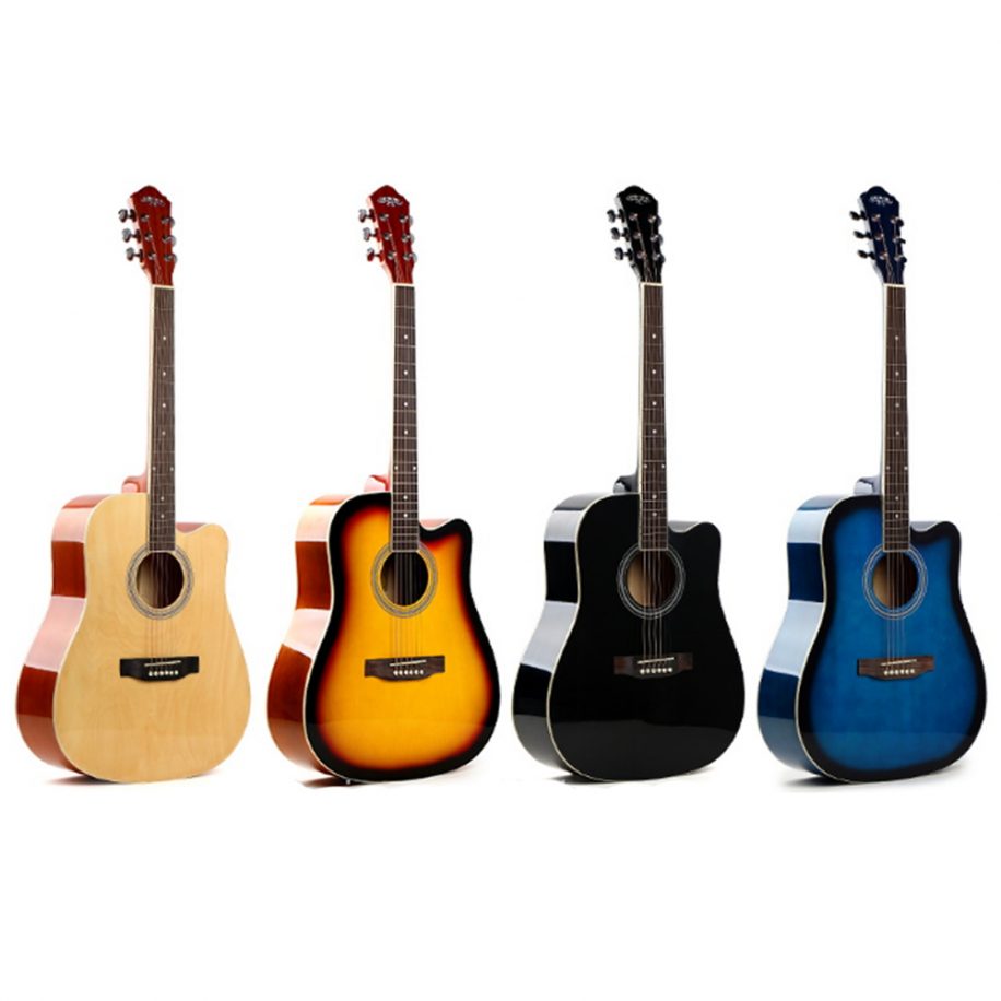Standard Full Size Acoustic Guitars (Available in Many Colors) MuzikOne