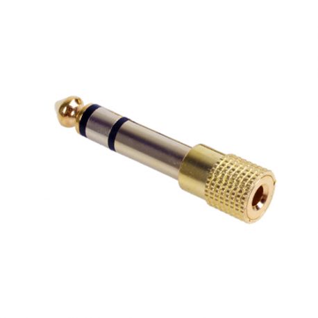 3.5mm-to-6.25mm-TRS-converter-Gold-Tone
