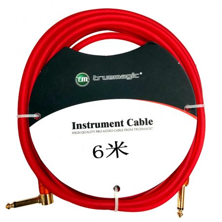 Truemagic-20ftInstrument-Cable-Angled-Guitar-Cable