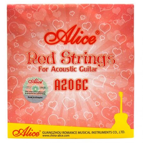 Alice-A206C-Acoustic-Guitar-Red-Strings