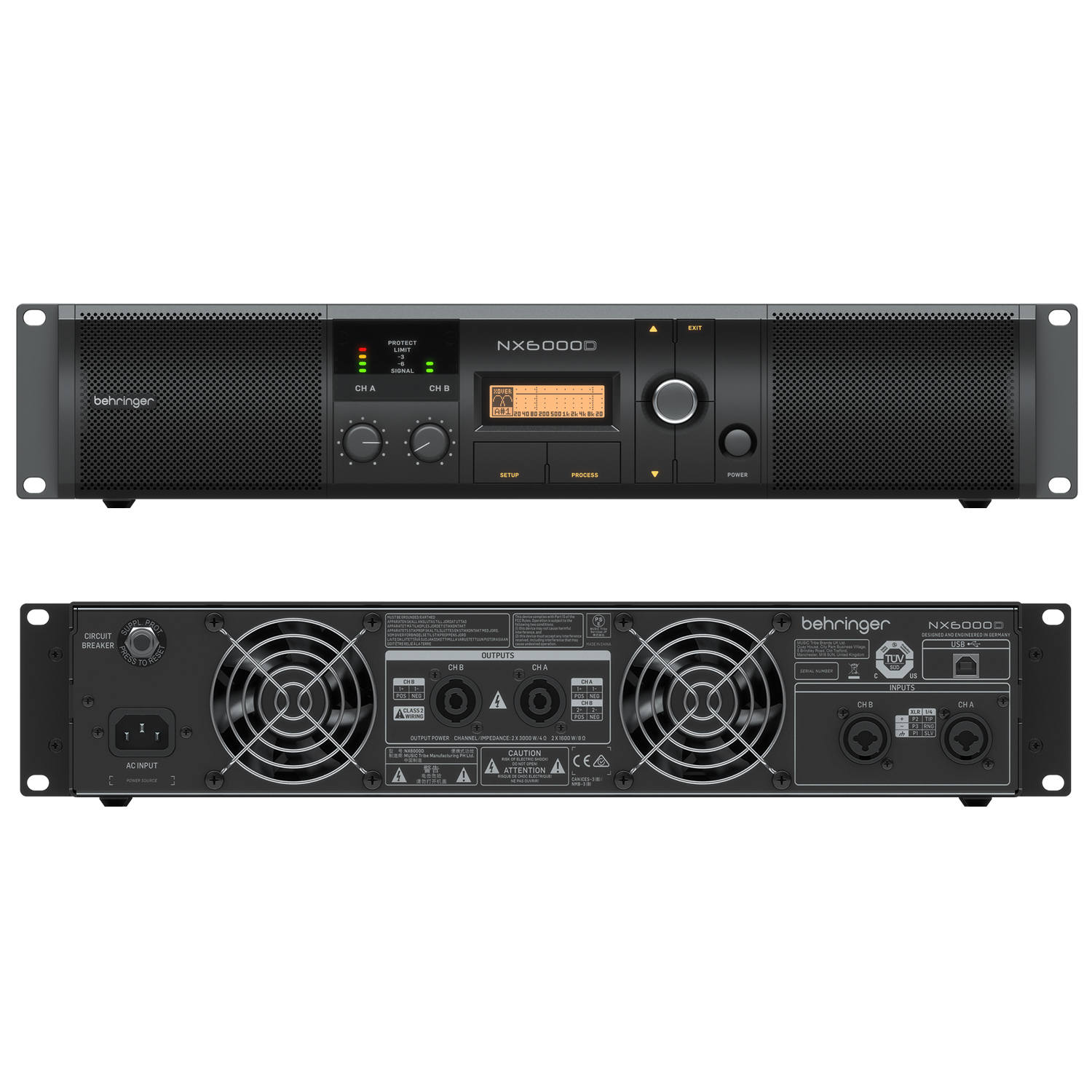 BehringerNX6000DPowerAmplifier MuzikOne