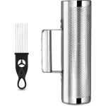 Stainless Steel Guiro with Brush