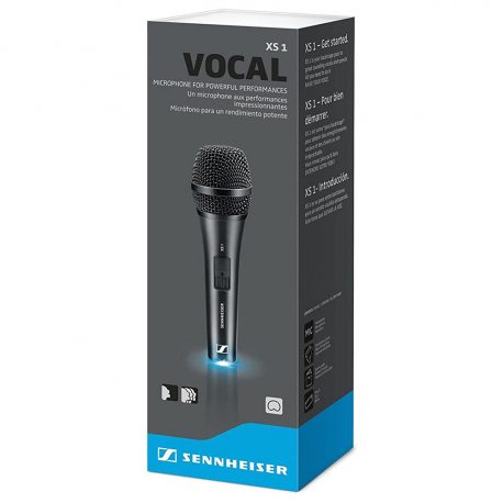 Sennheiser-XS-1-Dynamic-Vocal-Microphone-box