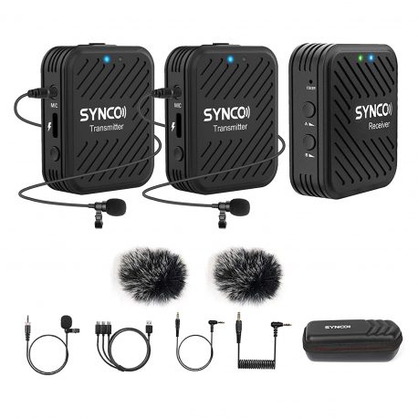 Synco-G1(A2)-Dual-Lavalier-Wireless-Microphone