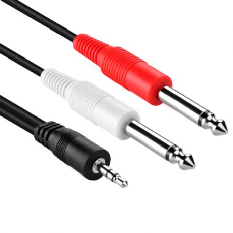 3.5mm-Aux-to-Dual-TS-Y-Cable