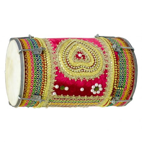 Dholaki-with-Floral-Work