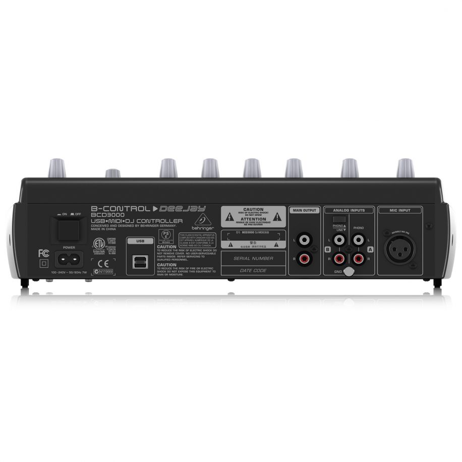 Behringer BCD3000 DJ Controller MuzikOne