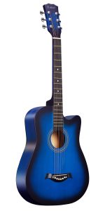 Student Acoustic Guitar High Grade - Blue