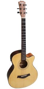 Kasper KSP40C Solid Top Semi Acoustic Guitar