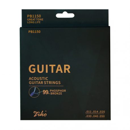 Ziko-PB1150-Phosphor-Bronze-Anti-Rust-Coated-Acoustic-Guitar-Strings-Set