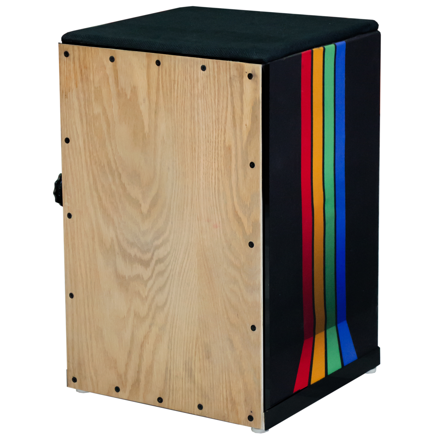 thumbnail image 2 of Timbales Case Pocket Drums Wood Carrier Amazing Fair Cajon Box Drum Bag With Carry Handle And Shoulder Straps (12.6 X 21 X 12.6 Inches Drum Box Large Cajon Bag 2 of 13