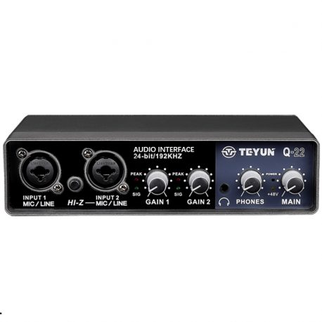 Teyun-Q-22-USB-Audio-Interface