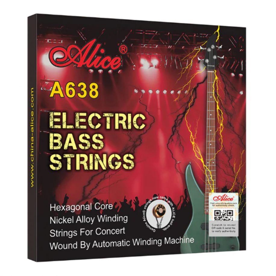 Alice A638 (45-105) 4 Strings Bass Guitar Concert Strings - MuzikOne