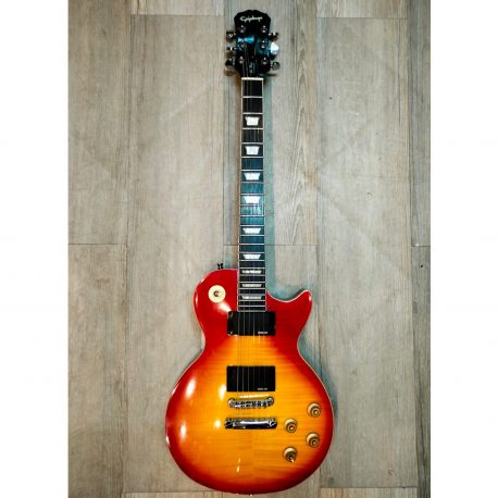 Epiphone-Les-Paul-Standard-Used-Cherry-Burst-with-EMG-Pickups
