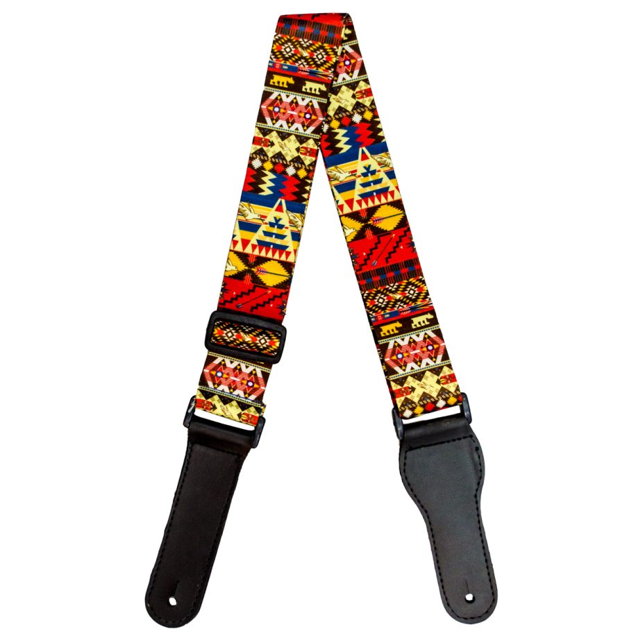Harding Pattern Strap Multi Pattern Guitar Strap High Quality Pattern 3 - MuzikOne