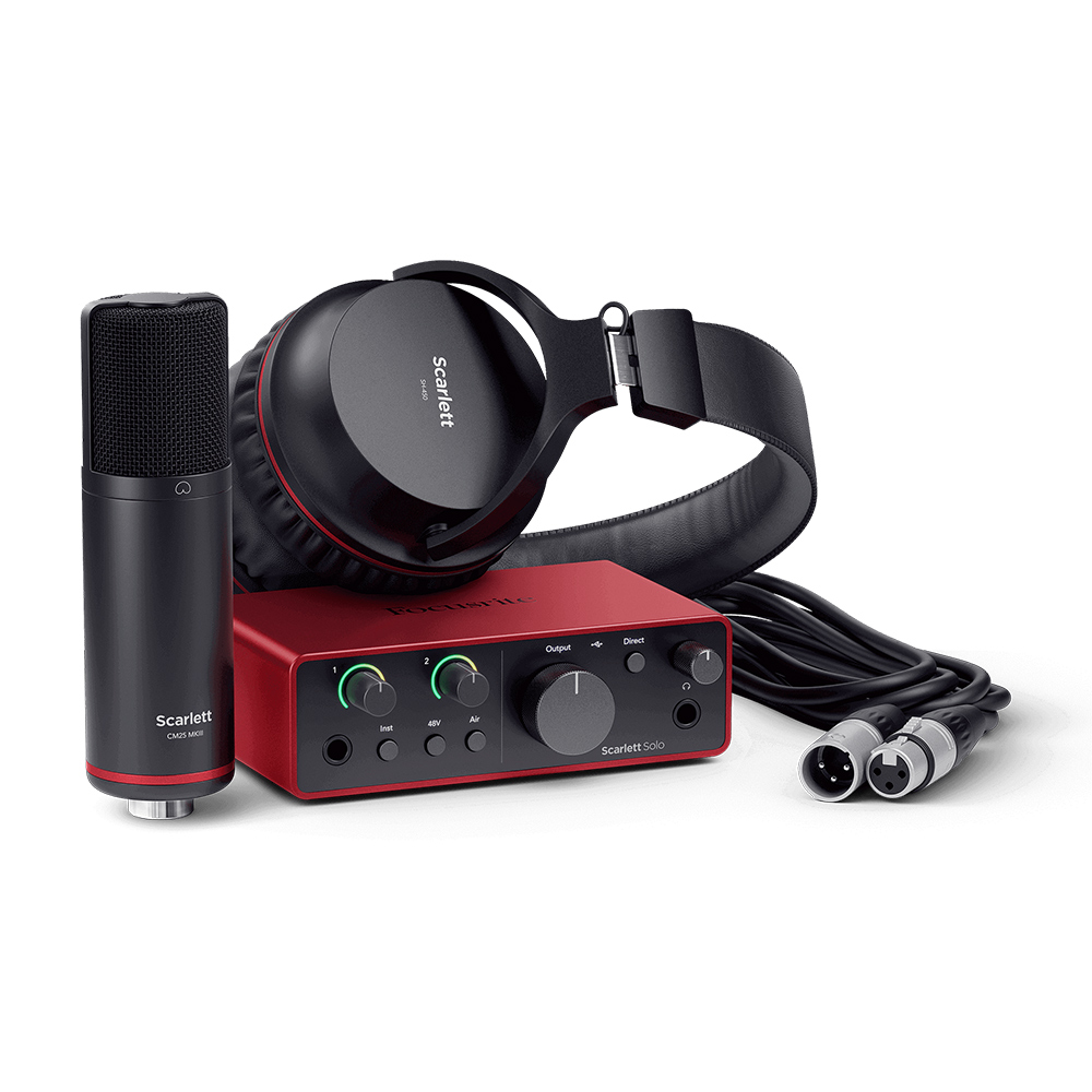 Focusrite Scarlett Solo Studio 4th Gen MuzikOne