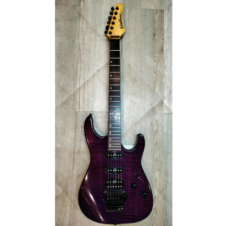 Washburn-MG-700-Flame-Trans-Purple-Electric-Guitar-Used