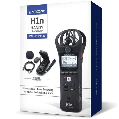 Zoom-H1n-VP-Handy-Recorder-Value-Pack