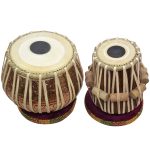 Professional Tabla Pair with Hand Carvings - Copper