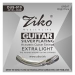 Ziko Silver Plated High Carbon Steel 10-48 Extra Light
