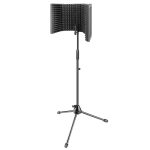 Universal Isolation Shield with Mic Floor Stand