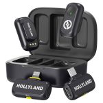 Hollyland LARK A1 Combo Dual Lavalier Wireless Microphone with USB-C & Lightning