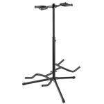 Double Guitars Floor Stand Foldable Tubular