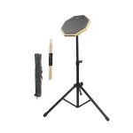 Portable Drum Practice Pad with Stand, Stand Bag & Drum Sticks