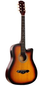 Student Semi Acoustic Guitar High Grade – Sunburst
