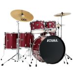 Tama Imperialstar IE62C 6-piece Drum Set with Throne & Hardware - Apple Mist