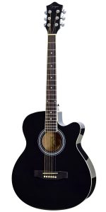 Acoustic Guitar Concert Cutaway – Black