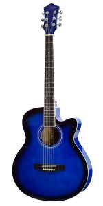 Acoustic Guitar Concert Cutaway – Blue