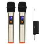 Dual Wireless Mics with Rechargeable Receiver